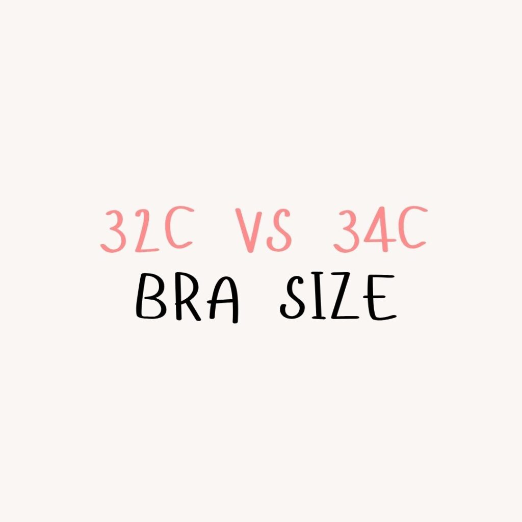 32c vs 34c bra size