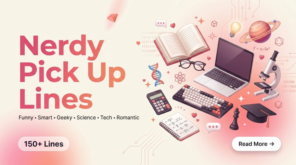 nerdy pick up lines