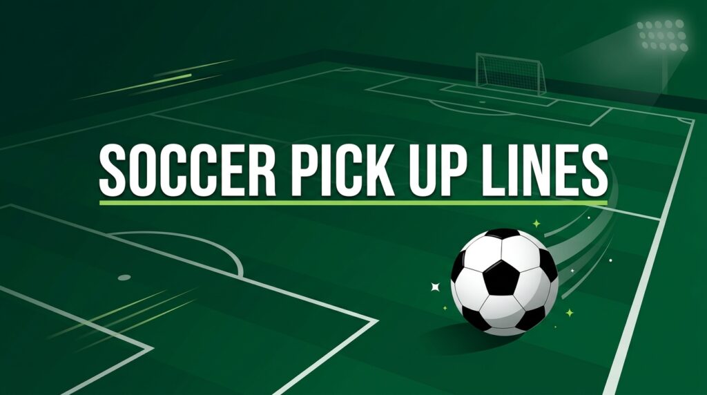 soccer pick up lines