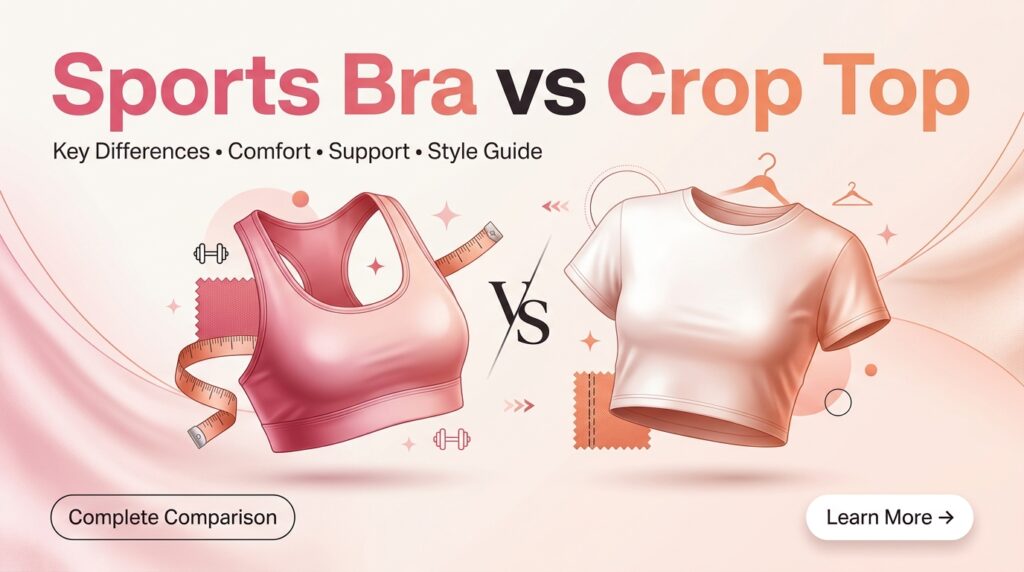 Sports Bra vs Crop Top