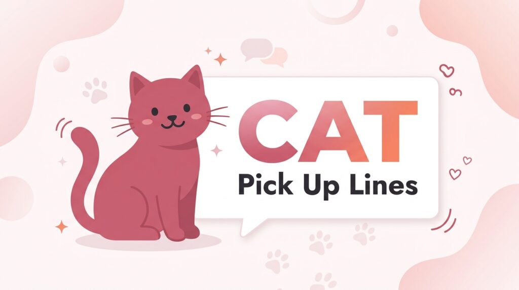 unique cat pick up lines